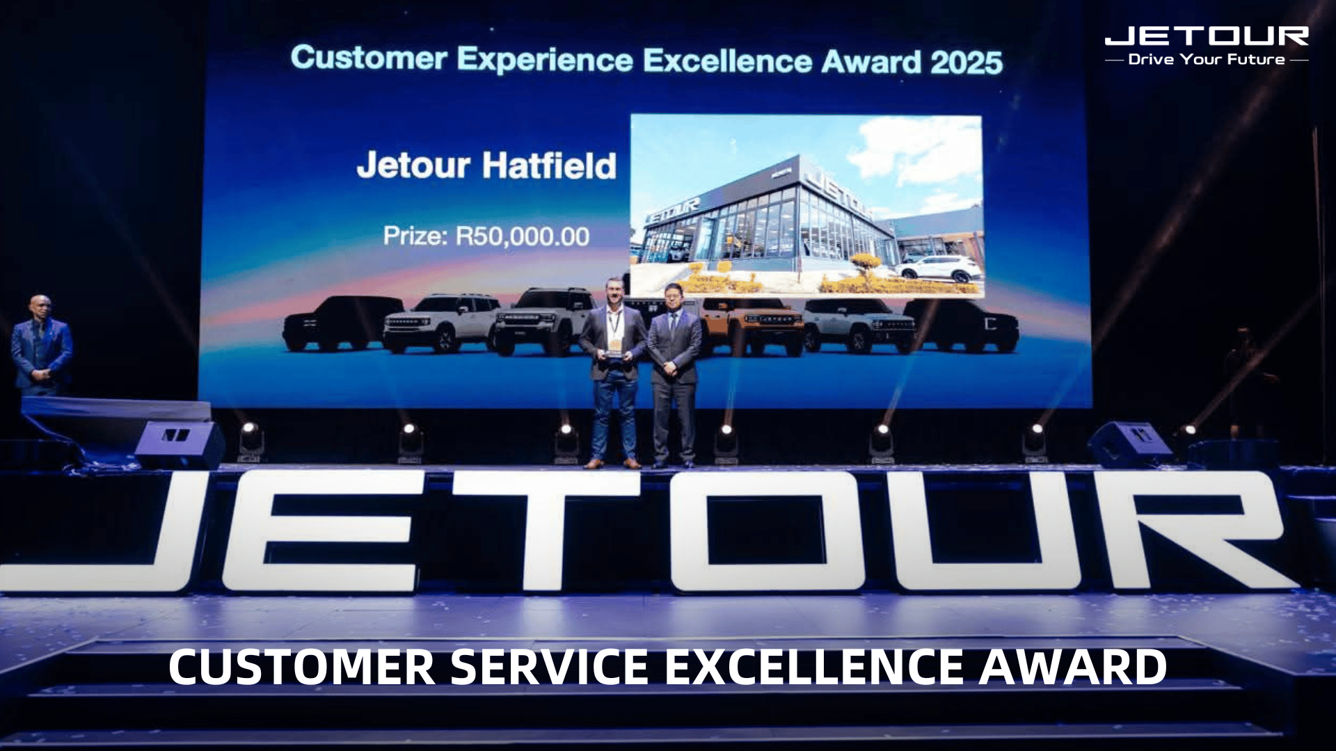 Auto Investments Motor Group Celebrates Jetour Hatfield’s Customer Experience Excellence Award 2025